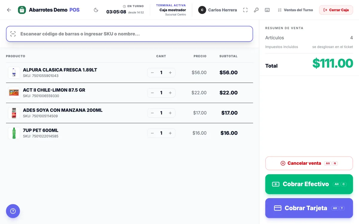 Punto de venta de MAI Store